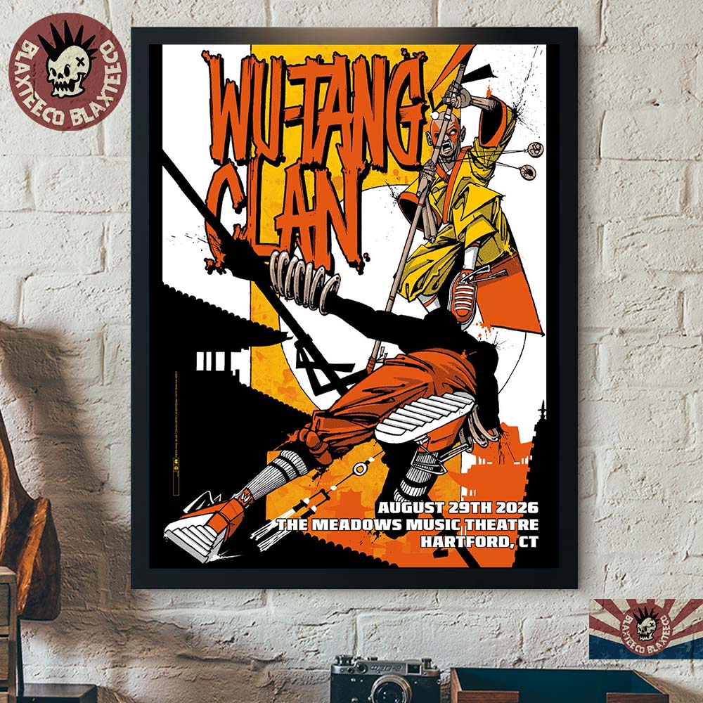 Wu-Tang Clan Hartford CT 2026 Concert Poster Live At The Meadows Music Theatre On August 29 2026 Home Decor Poster Canvas Wu-Tang Clan Hartford CT 2026 Concert Poster Live At The Meadows Music Theatre On August 29 2026 Home Decor Poster Canvas