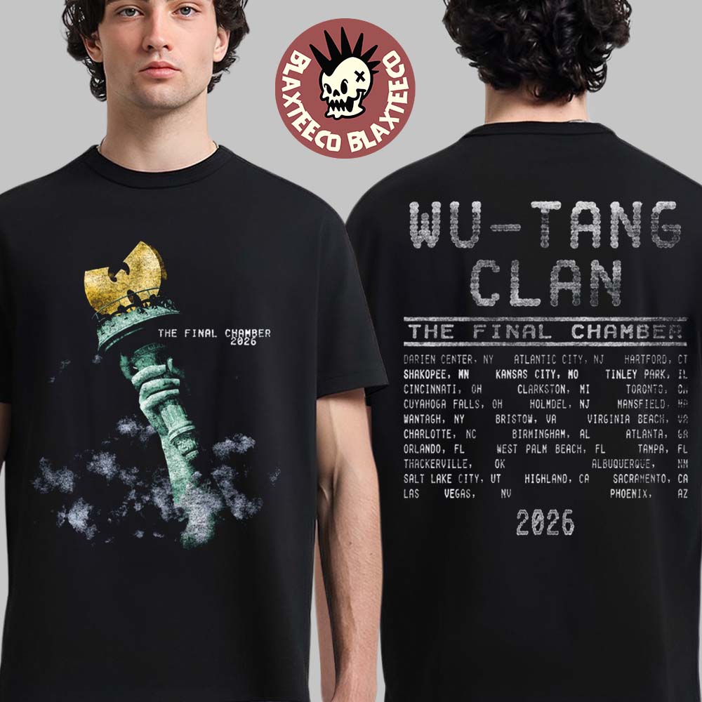 Wu-Tang Clan The Final Chamber 2026 Tour Liberty Chamber T-Shirt Wu-Tang Clan The Final Chamber 2026 Tour Liberty Chamber T-Shirt
