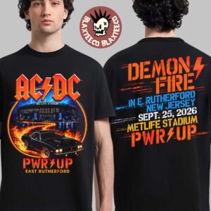 ACDC East Rutherford New Jersey 2026 Event Tee Live At Metlife Stadium On September 25 2026 T-Shirt