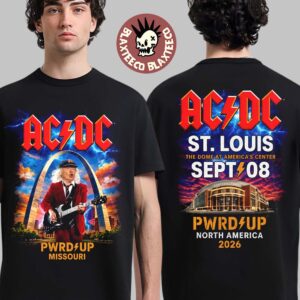 ACDC PWR Up St. Louis Missouri 2026 Event Tee Live At The Dome At America’s Center On Sept 8 2026 Unisex T-Shirt