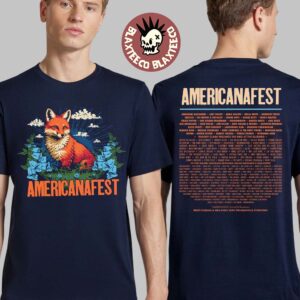 Americanafest 2026 Merch Nashville TN From September 15-19 2026 Fox-themed Lineup T-Shirt