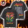 Anthrax North America 2026 Tour Merch Cursum Perficio Fiery Vintage Washed Tee