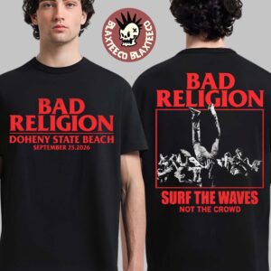Bad Religion Ohana Festival 2026 Event Tee Live At Doheny State Beach On September 25 2026 Surf The Waves T-Shirt