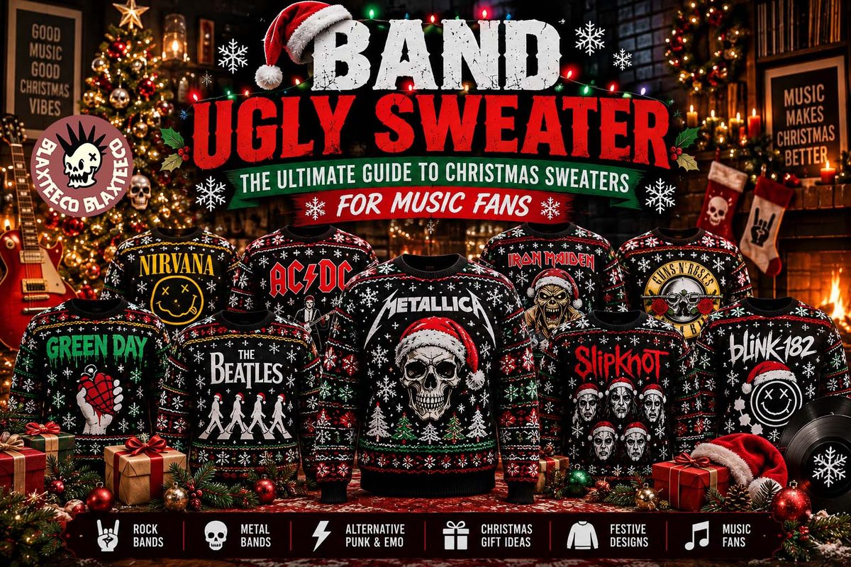 Band Ugly Sweater The Ultimate Guide to Christmas Sweaters for Music Fans