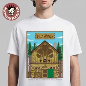 Billy Strings Denver CO 2026 Event Poster Live At Paramount Theatre On September 20 2026 T-Shirt