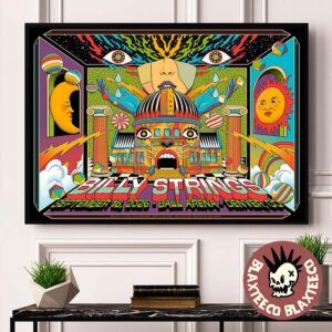 Billy Strings Denver CO 2026 Night 1 Poster At The Ball Arena On September 18 2026 Poster Canvas