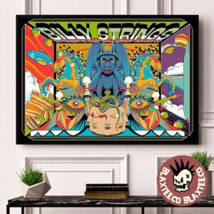 Billy Strings Denver CO 2026 Night 2 Poster At The Ball Arena On September 19 2026 Poster Canvas