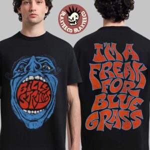 Billy Strings Ionia Freak Fair 2026 Exclusive Merch The Big Face I’m A Freak For Blue Grass T-Shirt