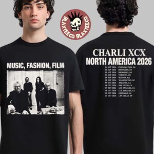 Charli XCX Music Fashion Film North America 2026 Tour T-Shirt