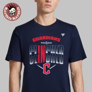 Cleveland Guardians 2026 MLB Postseason Locker Room Clinched T-Shirt