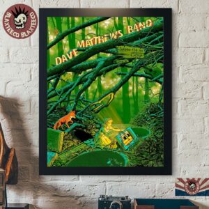 Dave Matthews Band George WA 2026 Gig Poster Live At The Gorge On September 4 5 6 2026 Home Decor Poster Canvas
