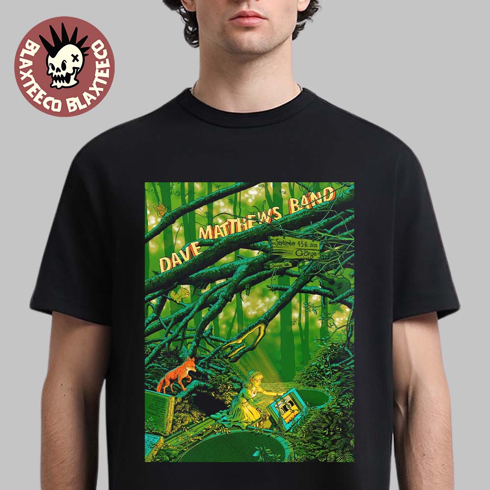 Dave Matthews Band George WA 2026 Gig Poster Live At The Gorge On September 4 5 6 2026 Unisex T-Shirt Dave Matthews Band George WA 2026 Gig Poster Live At The Gorge On September 4 5 6 2026 Unisex T-Shirt