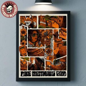 Dave Matthews Band Louisville Kentucky 2026 Event Poster Live At Kentucky Exposition Center On September 27 2026