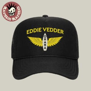 Eddie Vedder Ohana Festival 2026 Merch In Dana Point CA On September 25 2026 Wings Trucker Hat