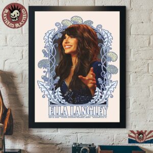 Ella Langley Jacksonville FL 2026 Concert Poster Live At Vystar Veterans Memorial Arena On September 19 2026 Poster Canvas