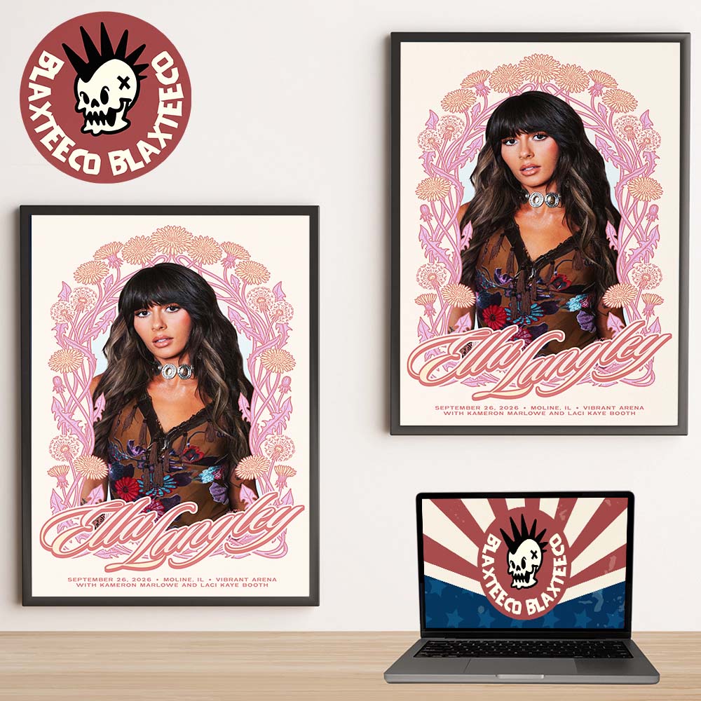 Ella Langley Moline IL 2026 Show Poster Live At Vibrant Arena On September 26 2026 Ella Langley Moline IL 2026 Show Poster Live At Vibrant Arena On September 26 2026