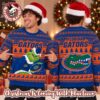 Davidson Wildcats NCAA Grinch Stole The Ball Festive 2026 Christmas Ugly Sweater