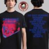 Gorillaz The Mountain Tour 2026 US And Canada Merch With Dates Back T-Shirt