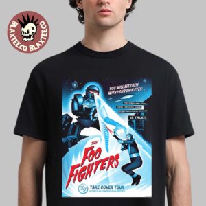 Foo Fighters Edmonton AB Canada 2026 Event Poster Live At Commonwealth Stadium On September 17 2026 T-Shirt