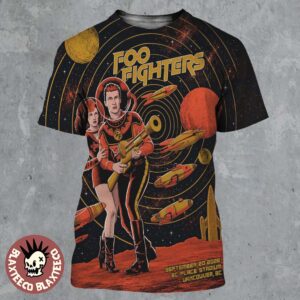 Foo Fighters Vancouver BC 2026 Event Poster Live At BC Place Stadium On September 20 2026 All Over Print Shirt