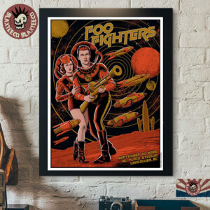 Foo Fighters Vancouver BC 2026 Event Poster Live At BC Place Stadium On September 20 2026 Home Decor Poster Canvas