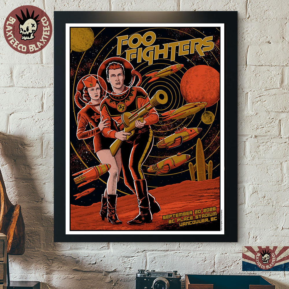 Foo Fighters Vancouver BC 2026 Event Poster Live At BC Place Stadium On September 20 2026 Home Decor Poster Canvas Foo Fighters Vancouver BC 2026 Event Poster Live At BC Place Stadium On September 20 2026 Home Decor Poster Canvas