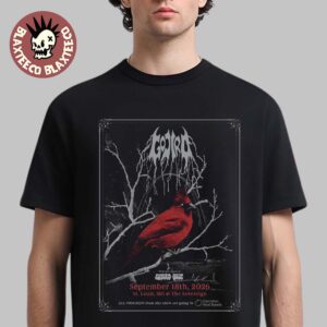 Gojira St Louis MO 2026 Event Poster Live At The Sovereign On September 18 2026 T-Shirt