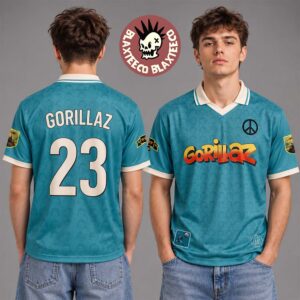 Gorillaz The Mountain Tour 2026 US And Canada Merch Van Soccer Jersey