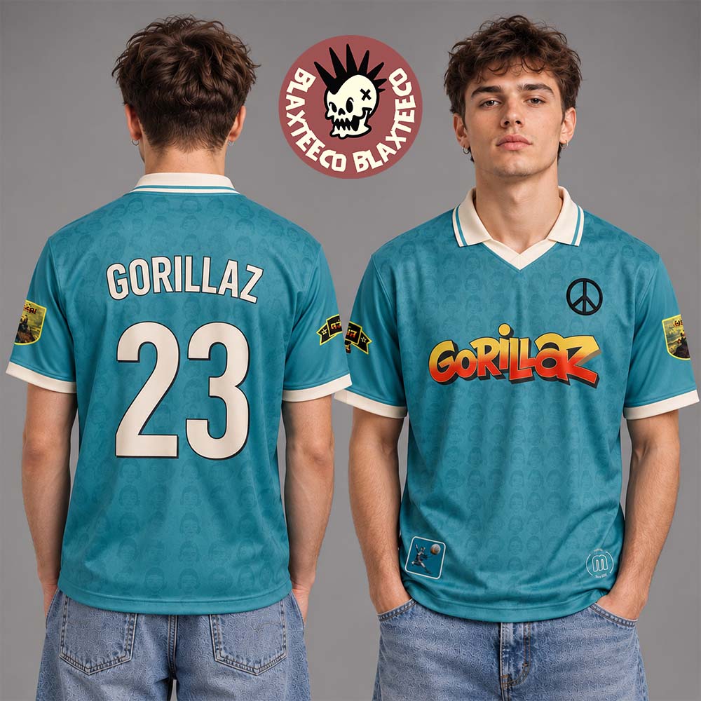 Gorillaz The Mountain Tour 2026 US And Canada Merch Van Soccer Jersey Gorillaz The Mountain Tour 2026 US And Canada Merch Van Soccer Jersey
