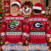 Grinch NCAA Indiana Hoosiers Grinch Hand Holiday Gift 2026 Christmas Ugly Sweater
