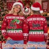 Grinch NCAA North Carolina Tar Heels Grinch Hand Holiday Gift 2026 Christmas Ugly Sweater