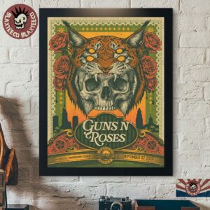 Guns N Roses San Diego CA 2026 Event Poster Live At Snapdragon Stadium On September 2 2026 Home Decor Poster Canvas