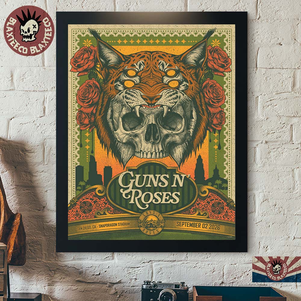 Guns N Roses San Diego CA 2026 Event Poster Live At Snapdragon Stadium On September 2 2026 Home Decor Poster Canvas Guns N Roses San Diego CA 2026 Event Poster Live At Snapdragon Stadium On September 2 2026 Home Decor Poster Canvas