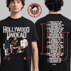 Hollywood Undead Taste Of Chaos 2026 Tour Merch Two Sided T-Shirt