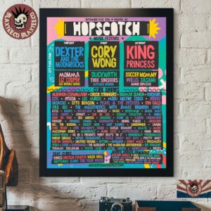 Hopscotch Music Festival 2026 Full Lineup In Raleigh NC On September 10-12 2026 Home Decor Poster Canvas