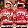 Houston Cougars NCAA Grinch Stole The Ball Festive 2026 Christmas Ugly Sweater
