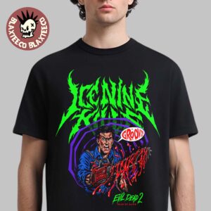 Ice Nine Kills X Evil Dead 2 Blood Guts And Groovy T-Shirt