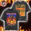 Metallica Life Burns Faster 2026 2027 Las Vegas Merch Tee Live At Sphere Tour Dates Red Skeleton Vintage Washed Tee