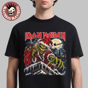 Iron Maiden X Grinch Eddie The Number Of The Beast 2026 Christmas Gift T-Shirt