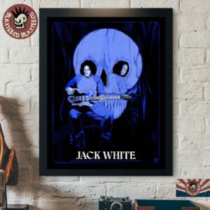 Jack White Cincinnati OH 2026 Event Poster Live At Megacorp Pavilion On September 18 2026 Poster Canvas