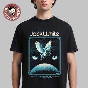 Jack White San Francisco CA 2026 Show Poster At The Fillmore September 23 2026 Unisex T-Shirt