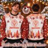 Jagermeister Big Logo In Orange Knitting Chirstmas Pattern Ugly Sweater 2026