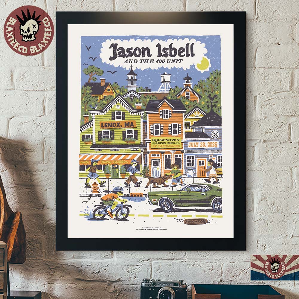 Jason Isbell And The 400 Unit Tonight’s Poster In Lenox MA 2026 At Tanglewood On September 4 2026 Poster Canvas Jason Isbell And The 400 Unit Tonight’s Poster In Lenox MA 2026 At Tanglewood On September 4 2026 Poster Canvas