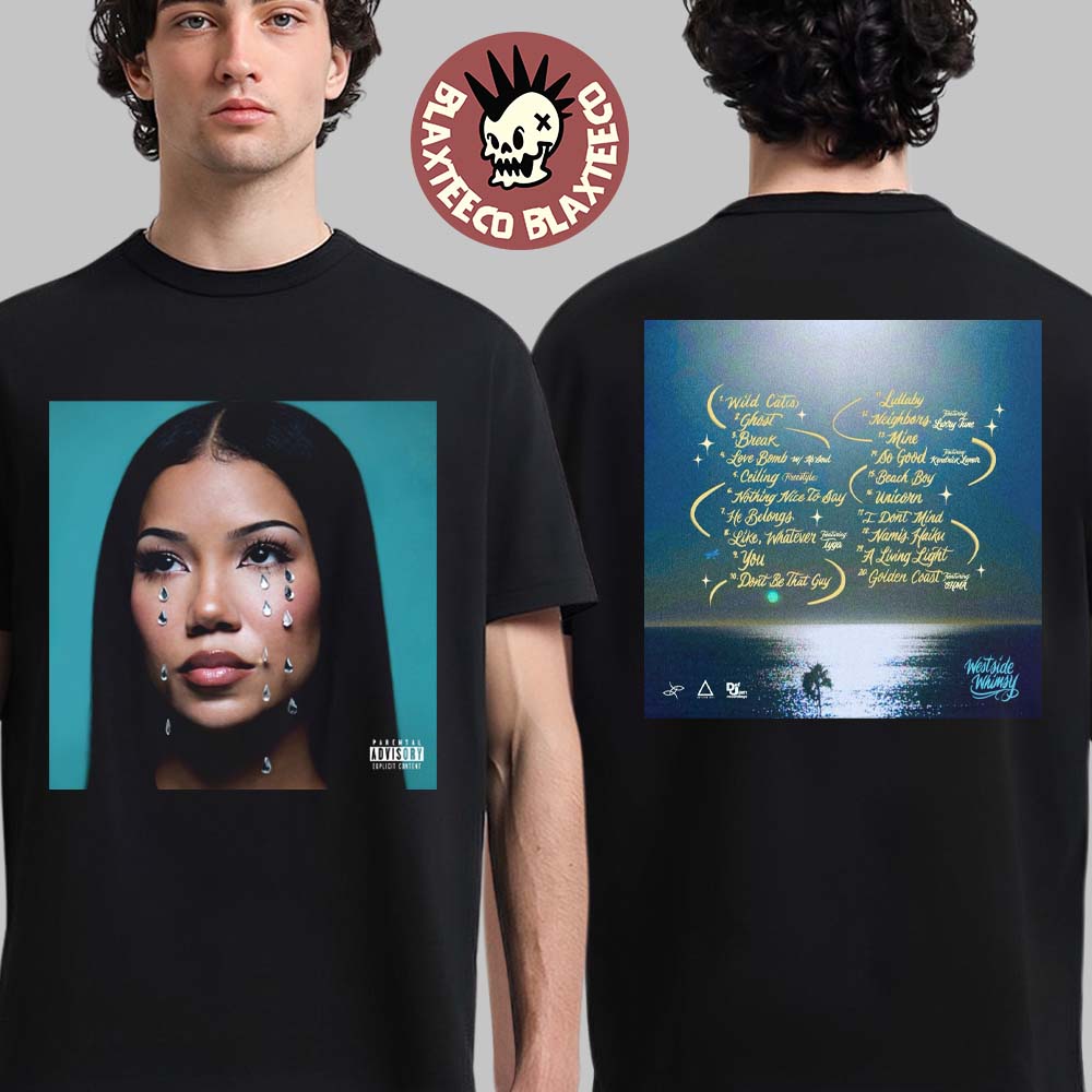 Jhene Aiko Westside Whimsy Album Cover Art With Tracklist Two Sided T-Shirt Jhene Aiko Westside Whimsy Album Cover Art With Tracklist Two Sided T-Shirt