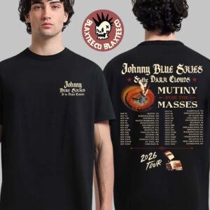 Johnny Blue Skies And The Dark Clouds Mutiny For The Masses 2026 Fall Tour T-Shirt