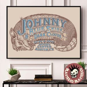 Johnny Blue Skies Austin Texas 2026 Event Poster Live At Moody Center On September 4 2026 Decor Poster Canvas