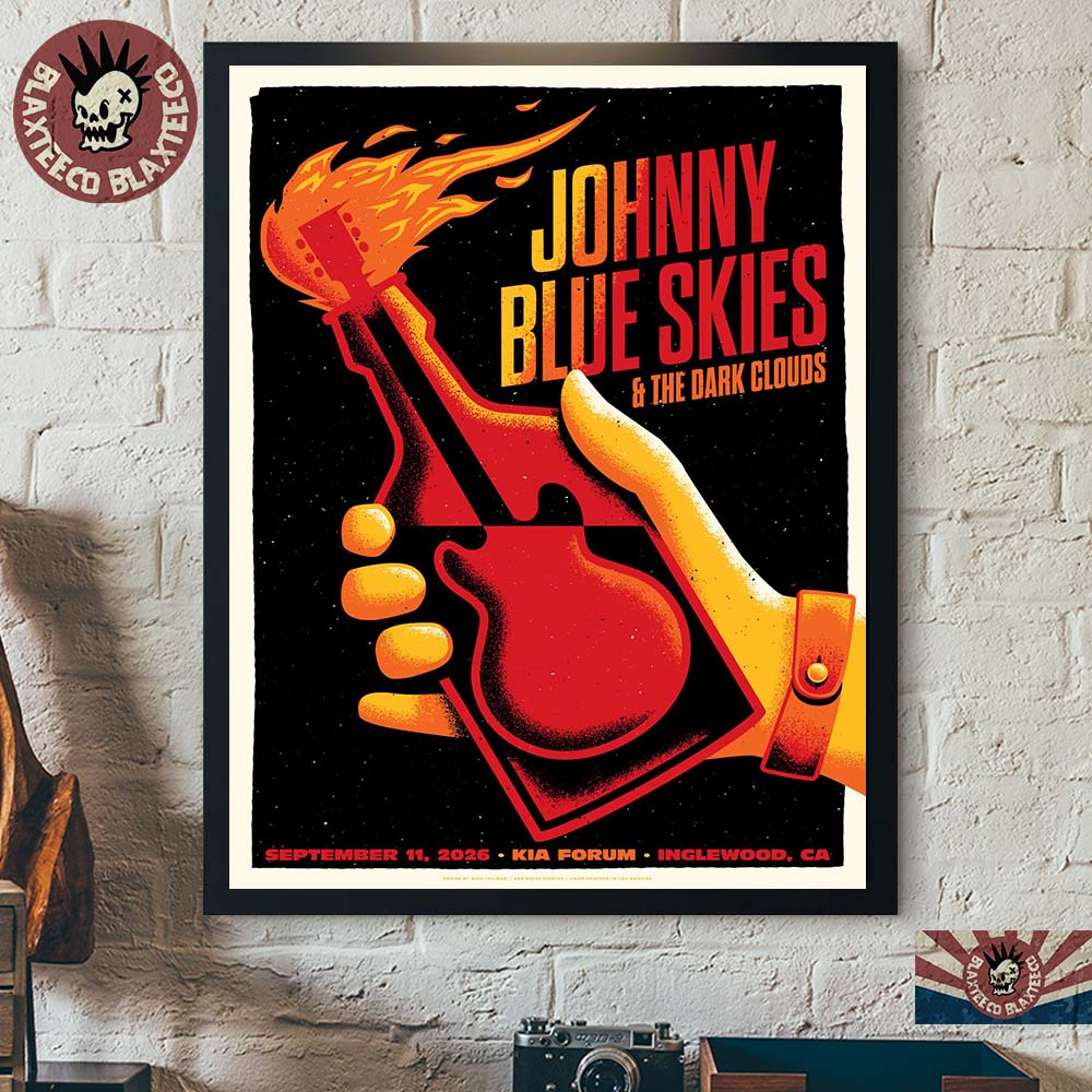 Johnny Blue Skies Inglewood CA 2026 Event Poster Live At Kia Forum On September 11 2026 Decor Poster Canvas Johnny Blue Skies Inglewood CA 2026 Event Poster Live At Kia Forum On September 11 2026 Decor Poster Canvas