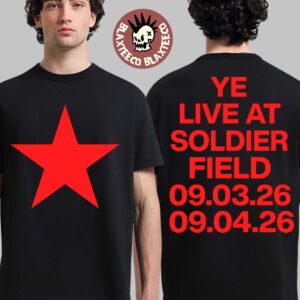 Kanye West Ye Live At Soldier Field Chicago 2026 Concert Merch On September 3 And 4 2026 Star T Shirt