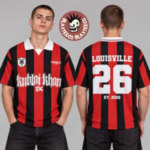 Kublai Khan TX Louisville KY 2026 Pop Up Shop Louder Than Life Festival Polo Soccer Jersey