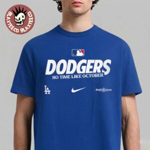 Los Angeles Dodgers Nike 2026 MLB Postseason Authentic Collection Legend No Time Like October T-Shirt